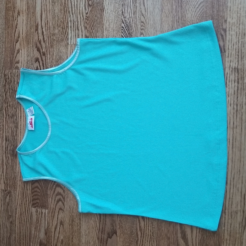 (L) Alia Bright Colorful Tank Top Summer Great Addition to your Outfit Ribbed